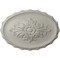 Ekena Millwork Oxford Ceiling Medallion, Hand-Painted Pot of Cream, 16 7/8"W x 11 3/4"H x 1 1/2"P CM16OXPCF - alternate 1